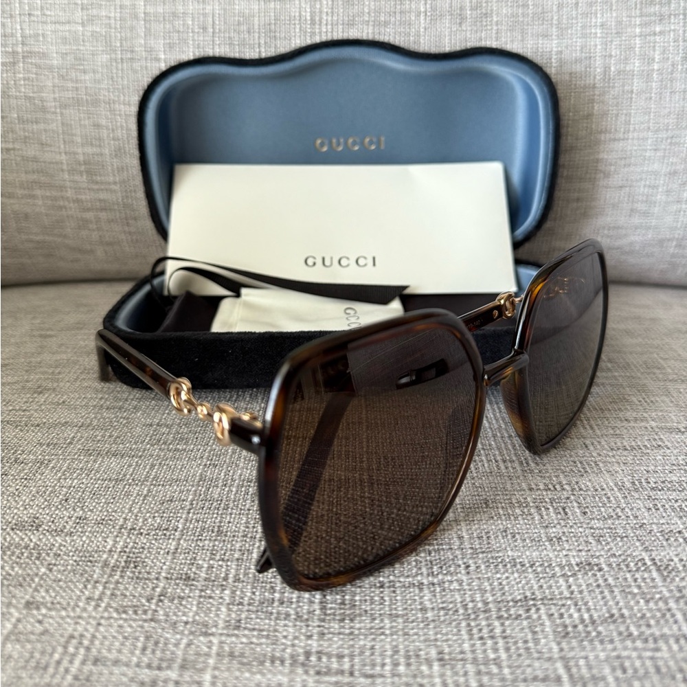 Gucci Havana sunglasses.